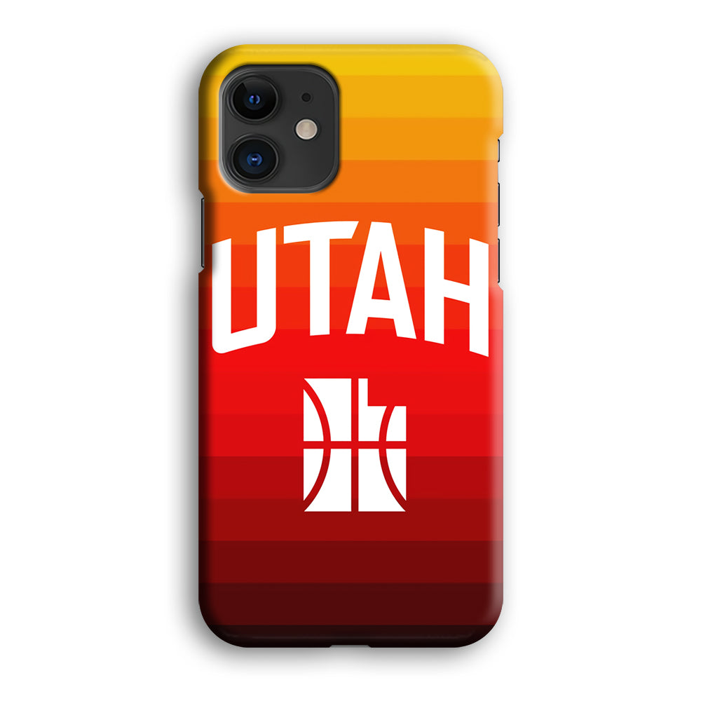 Utah Jazz Colour Gradation iPhone 12 Case