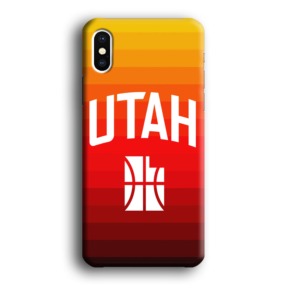 Utah Jazz Colour Gradation iPhone XS Case