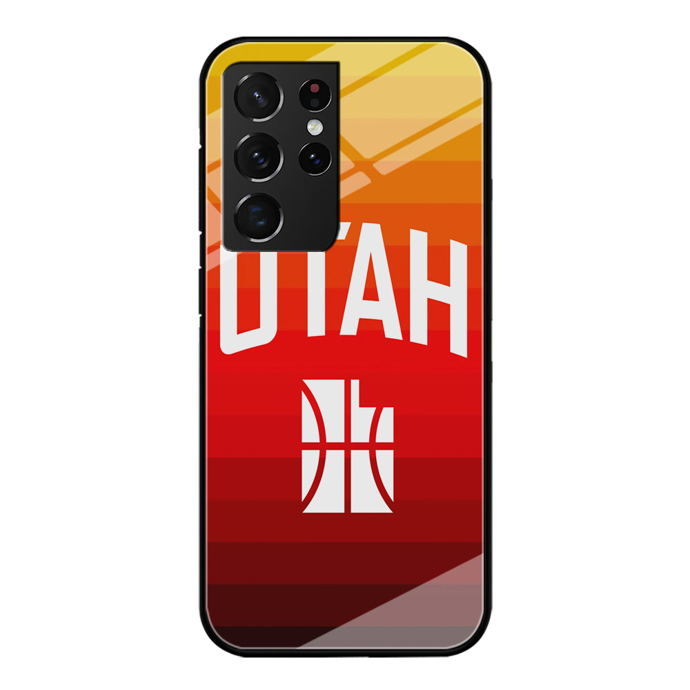 Utah Jazz Colour Gradation Samsung Galaxy S21 Ultra Case