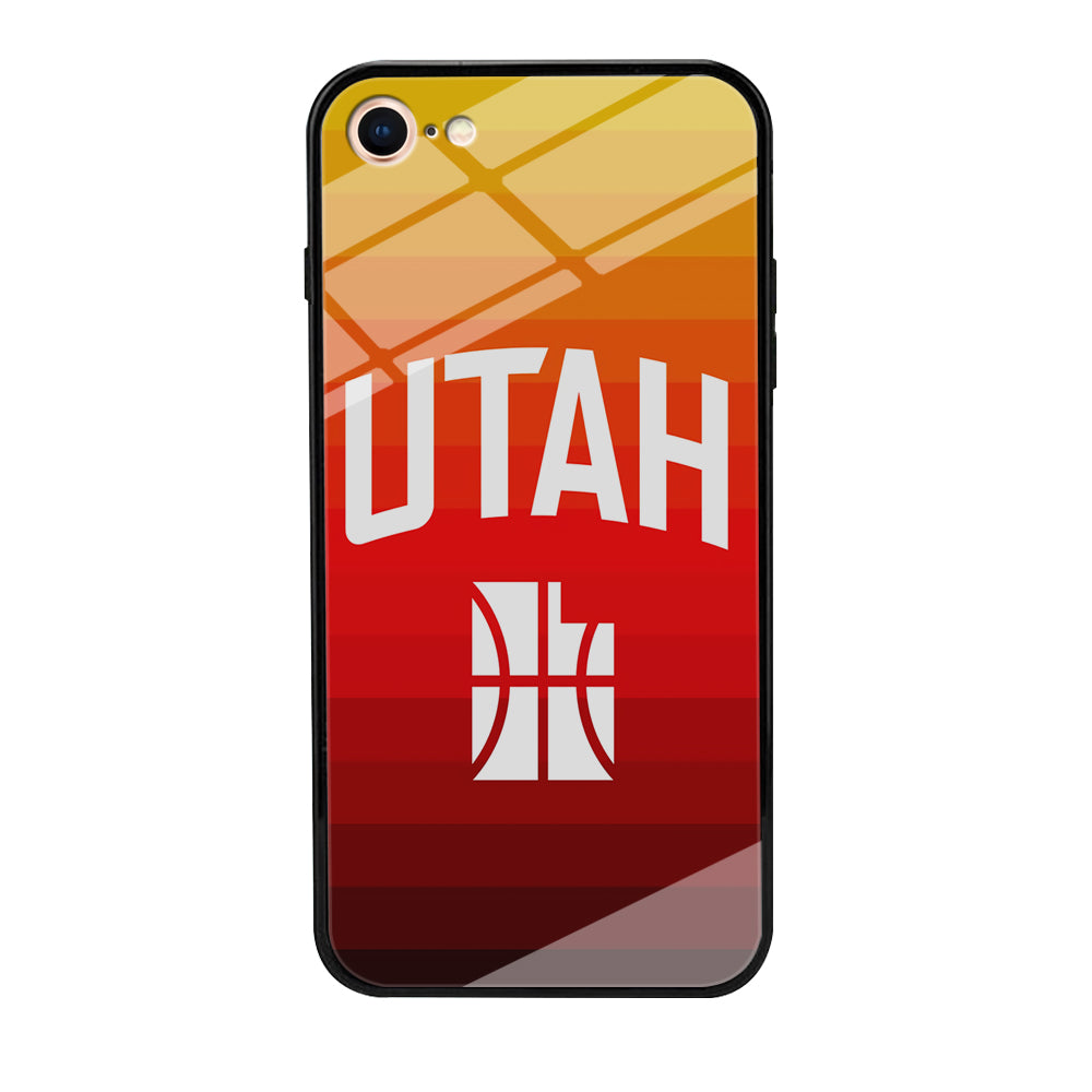 Utah Jazz Colour Gradation iPhone 8 Case