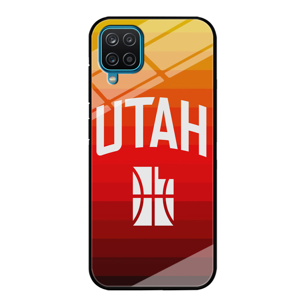 Utah Jazz Colour Gradation Samsung Galaxy A12 Case