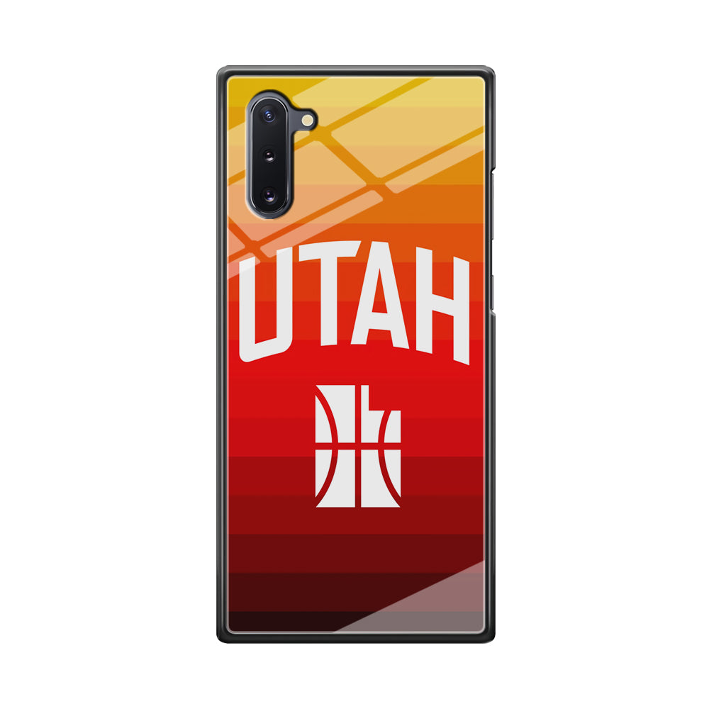 Utah Jazz Colour Gradation Samsung Galaxy Note 10 Case