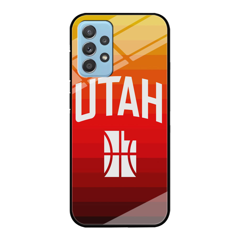 Utah Jazz Colour Gradation Samsung Galaxy A52 Case