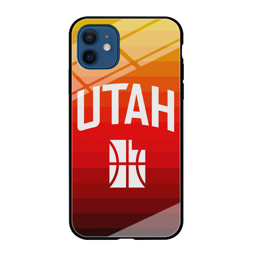 Utah Jazz Colour Gradation iPhone 12 Case