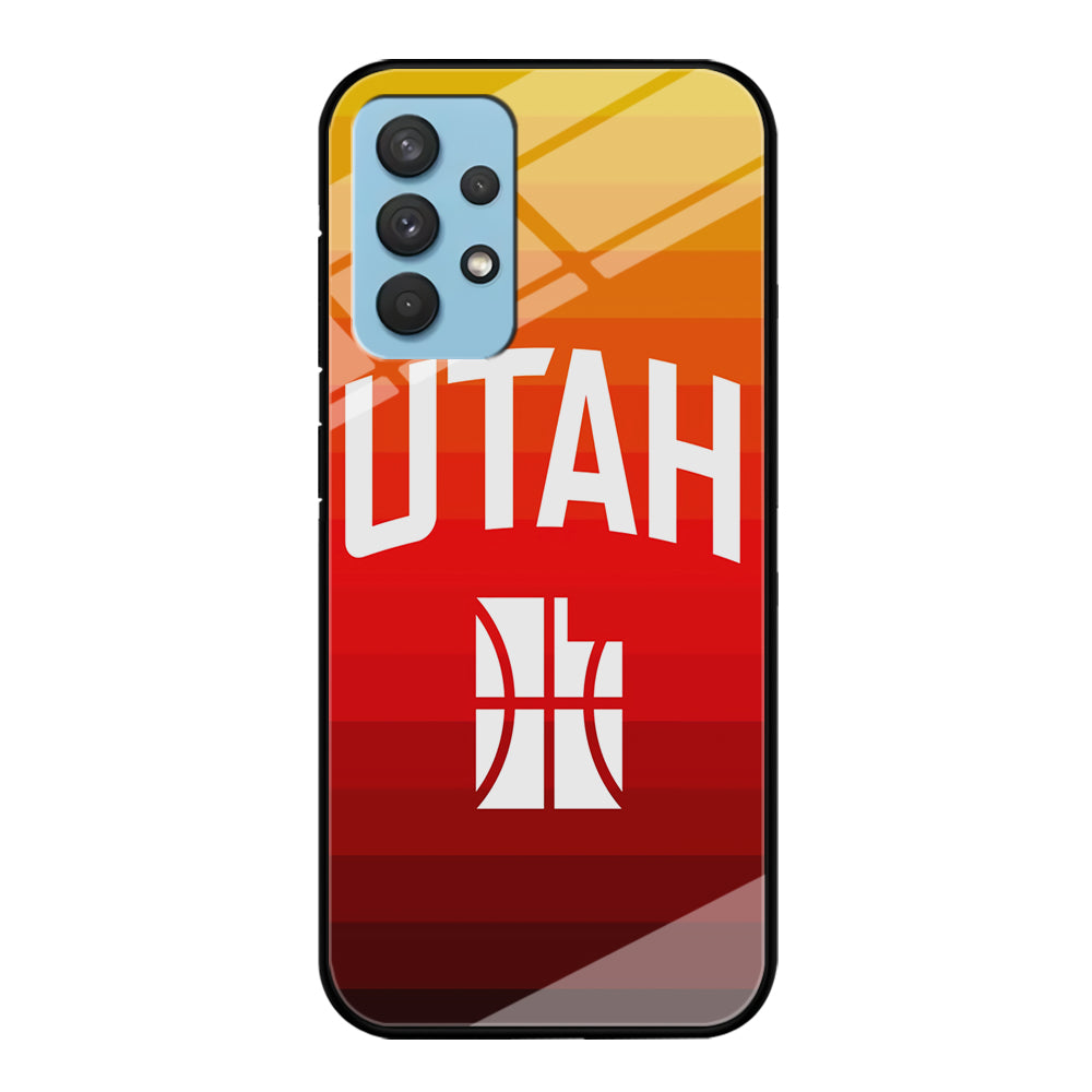 Utah Jazz Colour Gradation Samsung Galaxy A32 Case