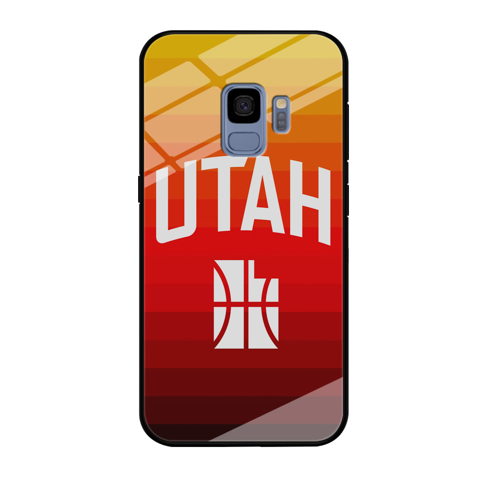 Utah Jazz Colour Gradation Samsung Galaxy S9 Case