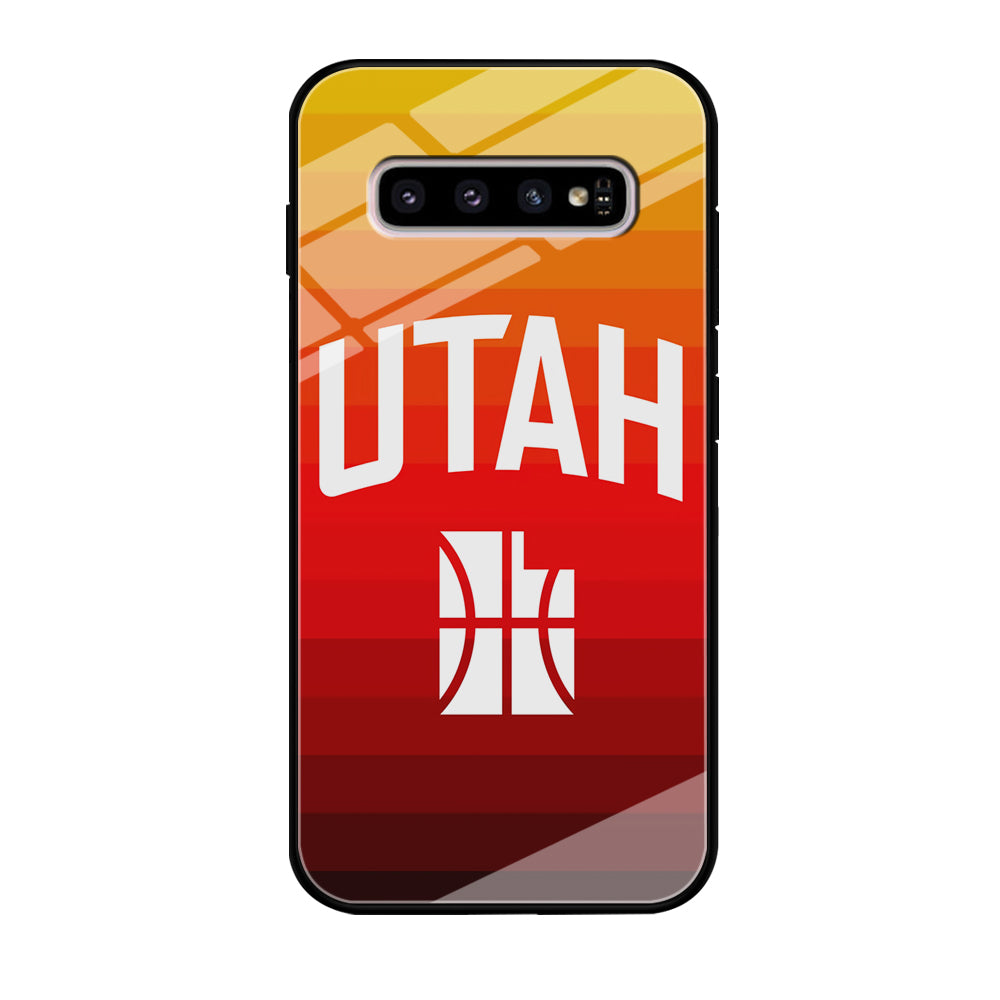 Utah Jazz Colour Gradation Samsung Galaxy S10 Case