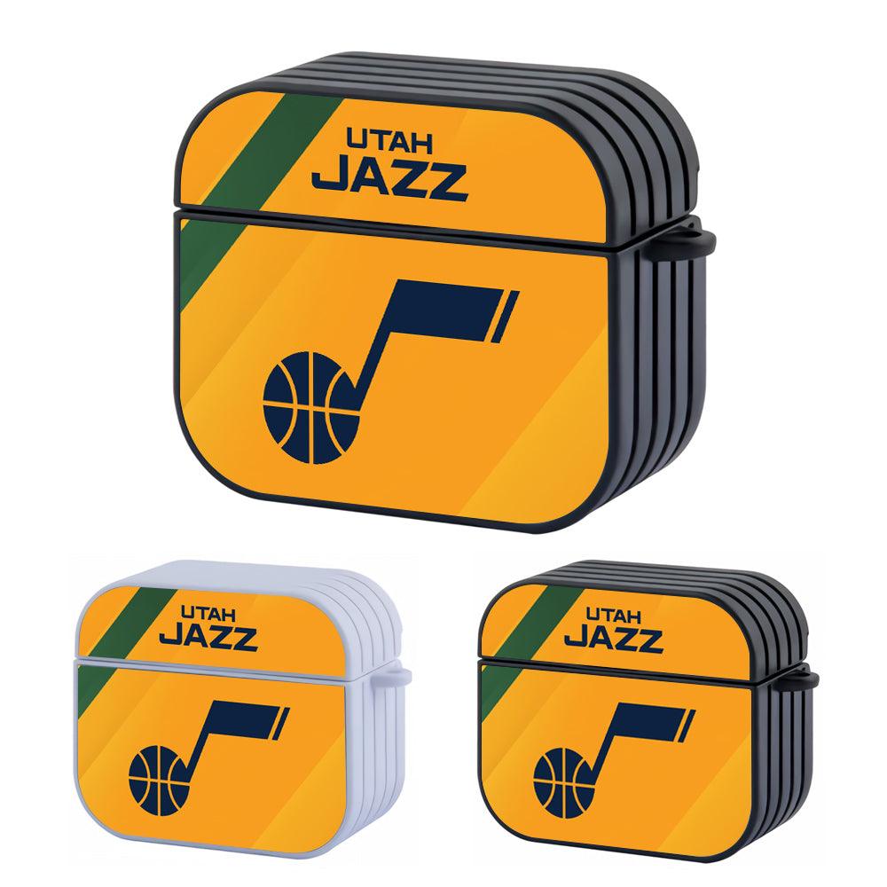 Utah Jazz NBA Deep Blue Logo on Board Apple Airpods 4 Case