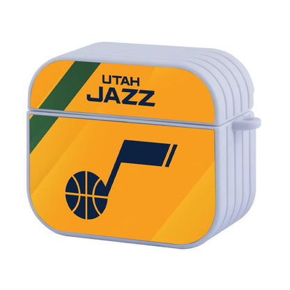 Utah Jazz NBA Deep Blue Logo on Board Apple Airpods 4 Case White