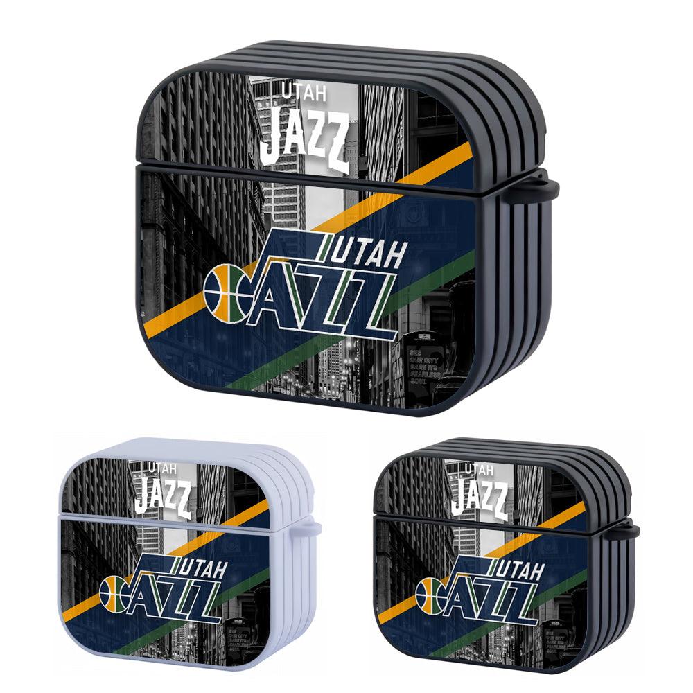 Utah Jazz Transparent Night City Apple Airpods 4 Case