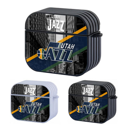 Utah Jazz Transparent Night City Apple Airpods 4 Case