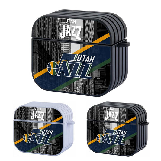 Utah Jazz Transparent Night City Apple Airpods 4 Case