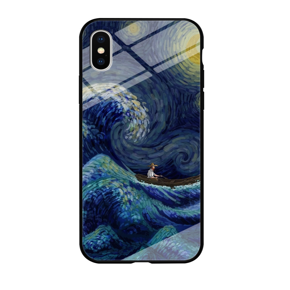 Van Gogh Waves and The Storms iPhone XS Case