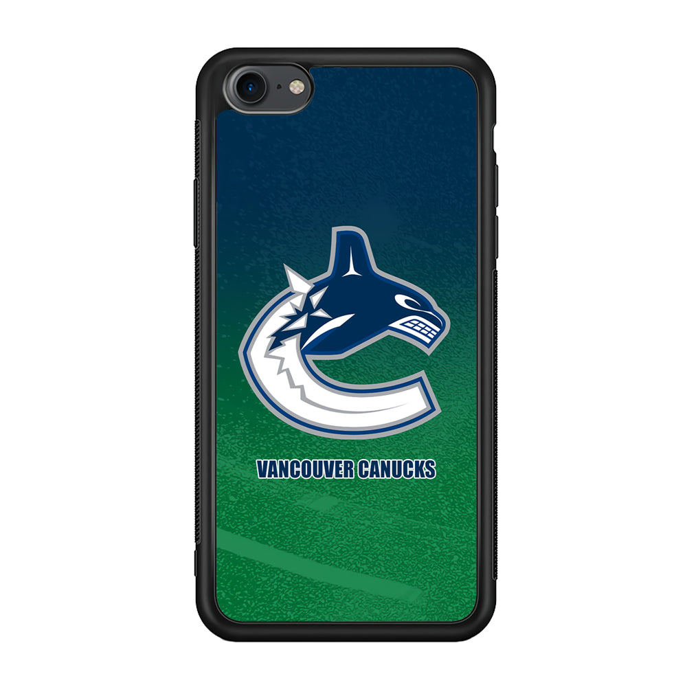 Vancouver Canucks Blue Green Gradation iPhone 8 Case