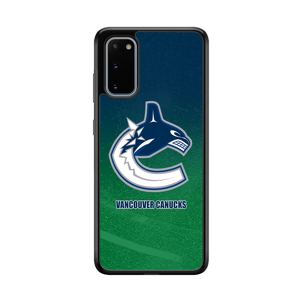 Vancouver Canucks Blue Green Gradation Samsung Galaxy S20 Case