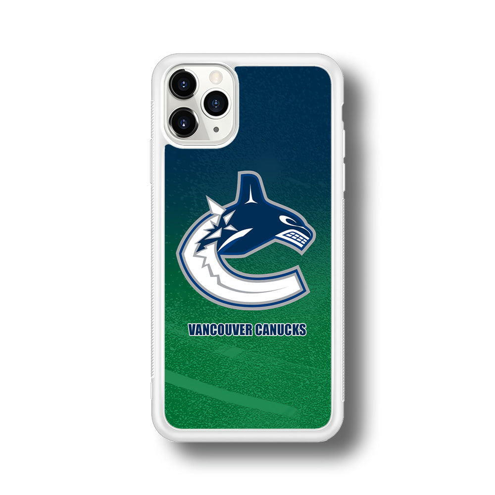 Vancouver Canucks Blue Green Gradation iPhone 11 Pro Case