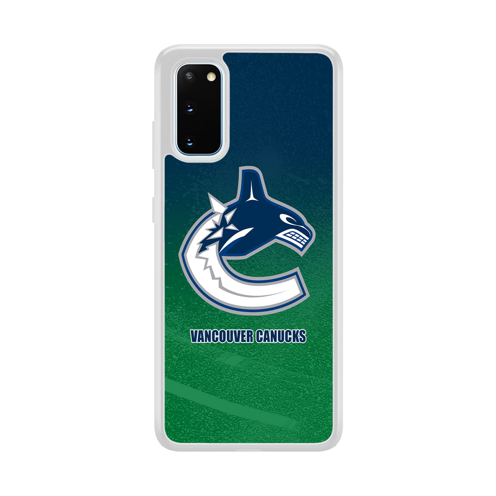 Vancouver Canucks Blue Green Gradation Samsung Galaxy S20 Case