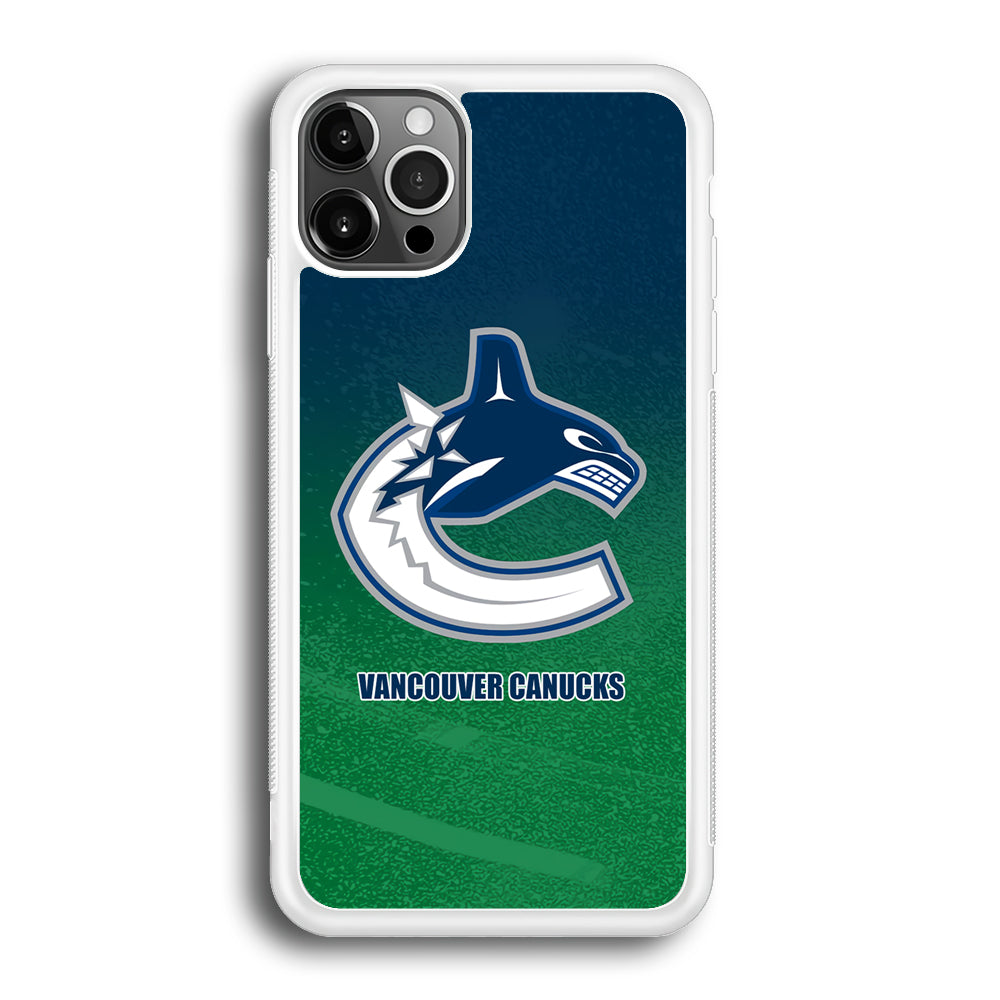 Vancouver Canucks Blue Green Gradation iPhone 12 Pro Max Case