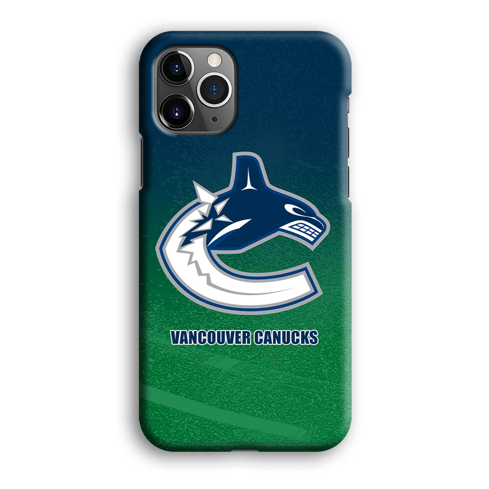 Vancouver Canucks Blue Green Gradation iPhone 12 Pro Case