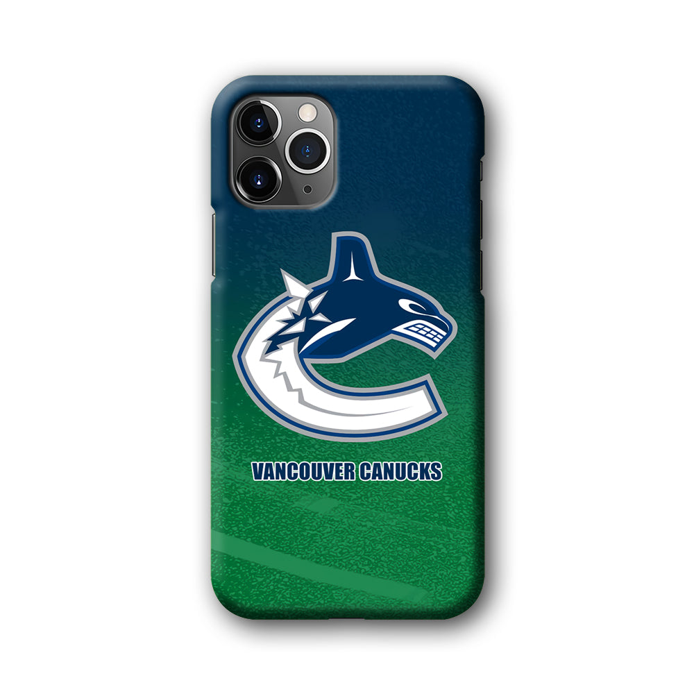 Vancouver Canucks Blue Green Gradation iPhone 11 Pro Max Case