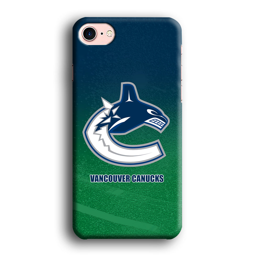 Vancouver Canucks Blue Green Gradation iPhone 8 Case