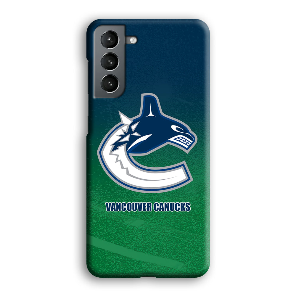 Vancouver Canucks Blue Green Gradation Samsung Galaxy S21 Case