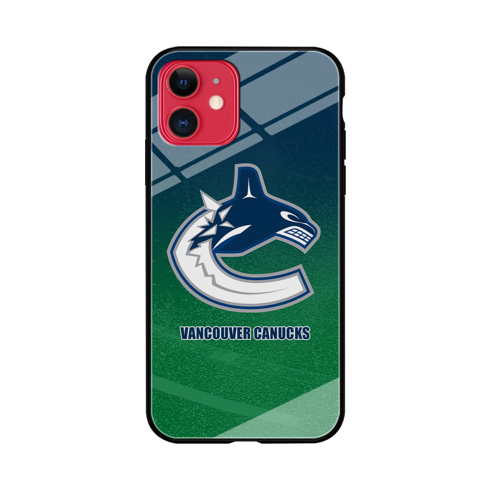 Vancouver Canucks Blue Green Gradation iPhone 11 Case