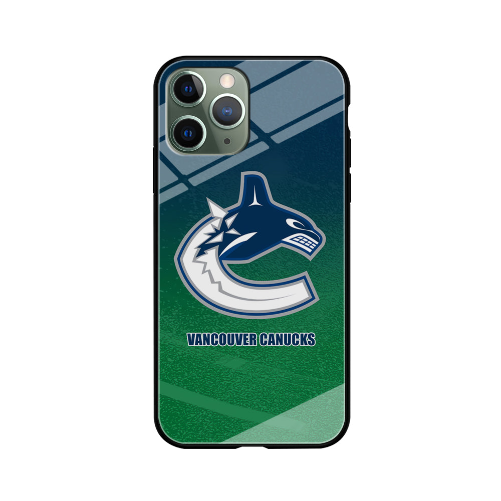 Vancouver Canucks Blue Green Gradation iPhone 11 Pro Case