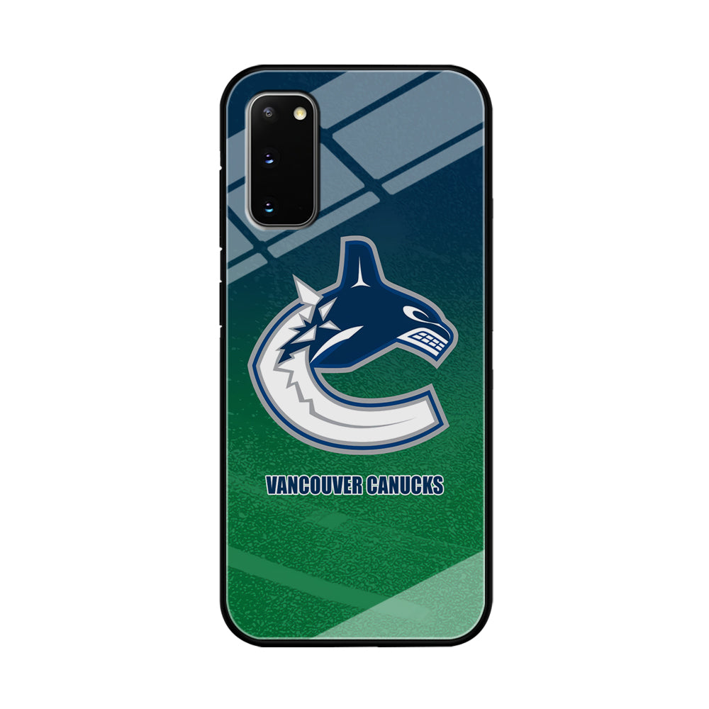 Vancouver Canucks Blue Green Gradation Samsung Galaxy S20 Case