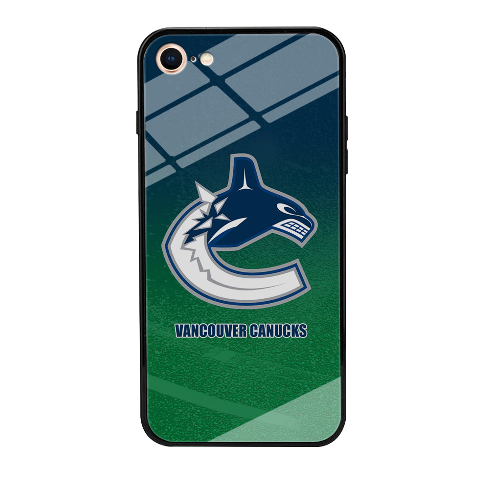 Vancouver Canucks Blue Green Gradation iPhone 8 Case