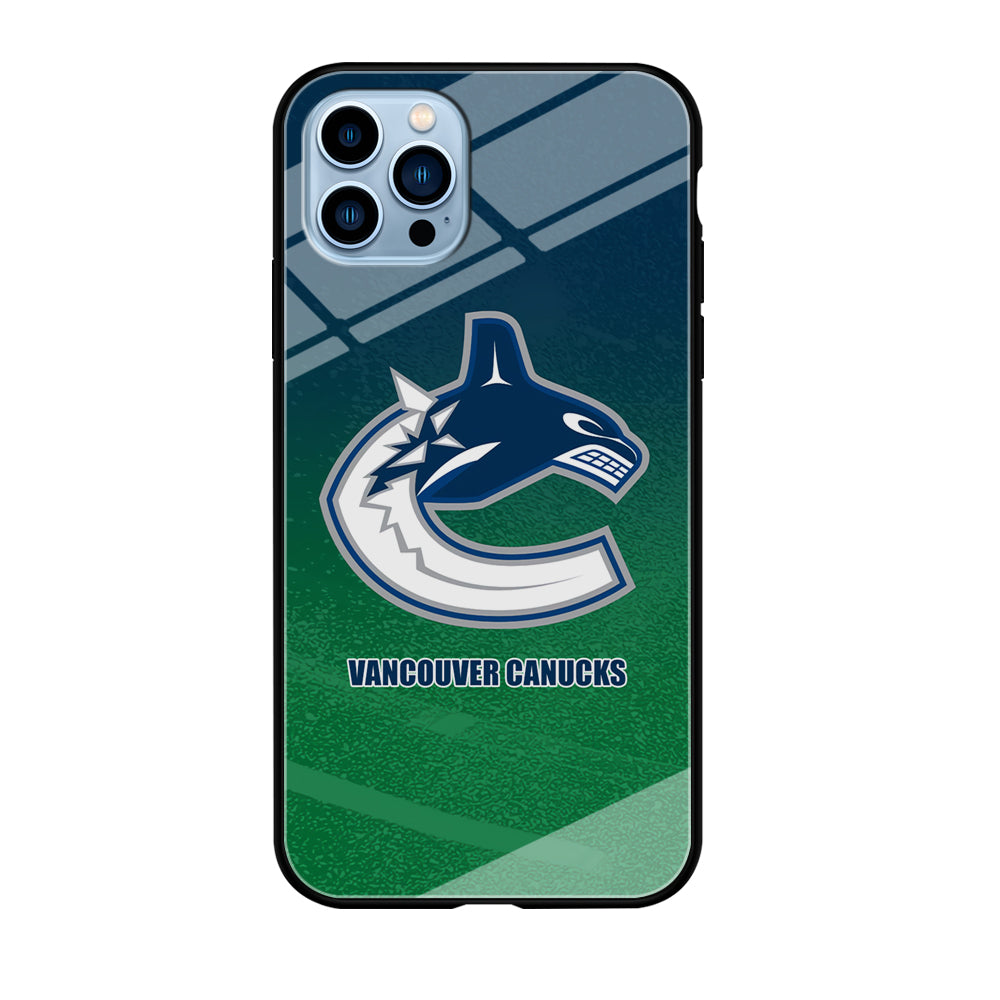 Vancouver Canucks Blue Green Gradation iPhone 12 Pro Max Case