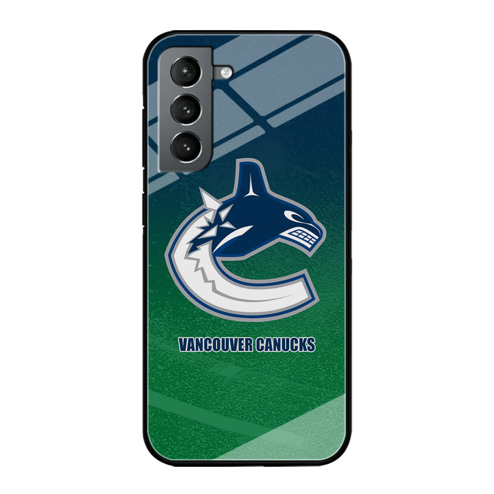 Vancouver Canucks Blue Green Gradation Samsung Galaxy S21 Plus Case