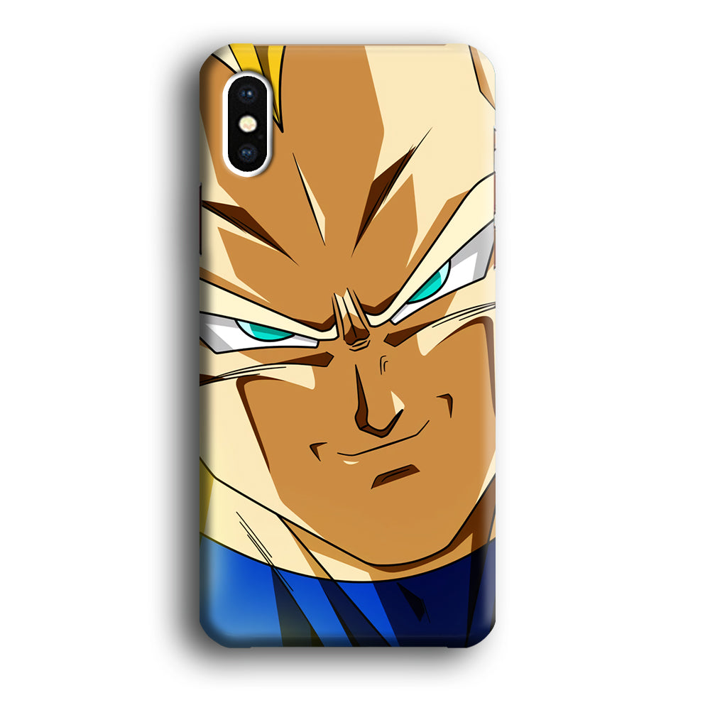 Vegeta Angry Face iPhone XS Case