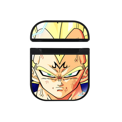 Vegeta Angry Face Apple Airpods Case Black