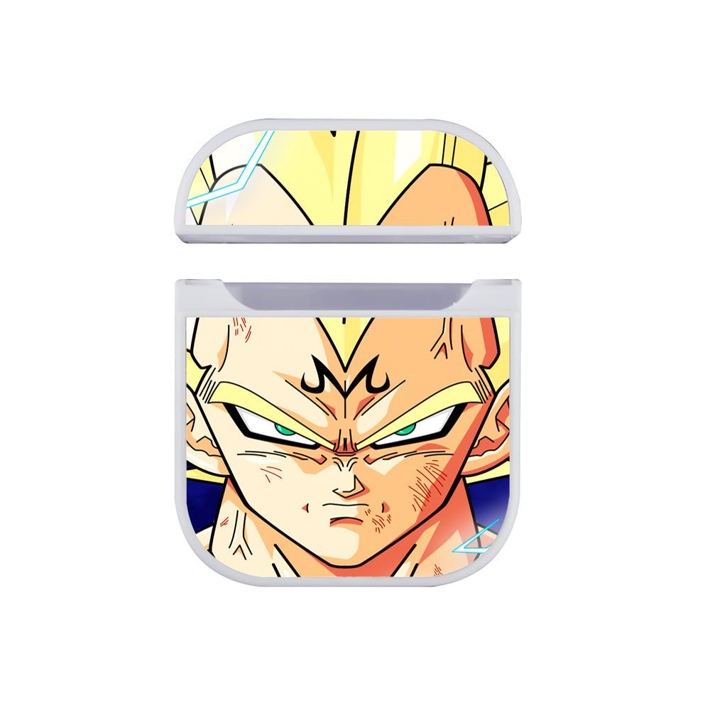 Vegeta Angry Face Apple Airpods Case White