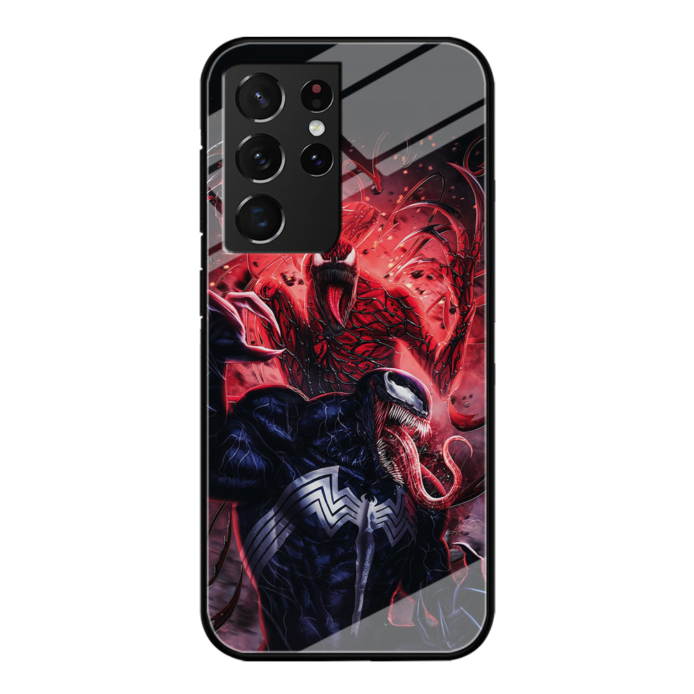 Venom Scene With Carnage Samsung Galaxy S21 Ultra Case