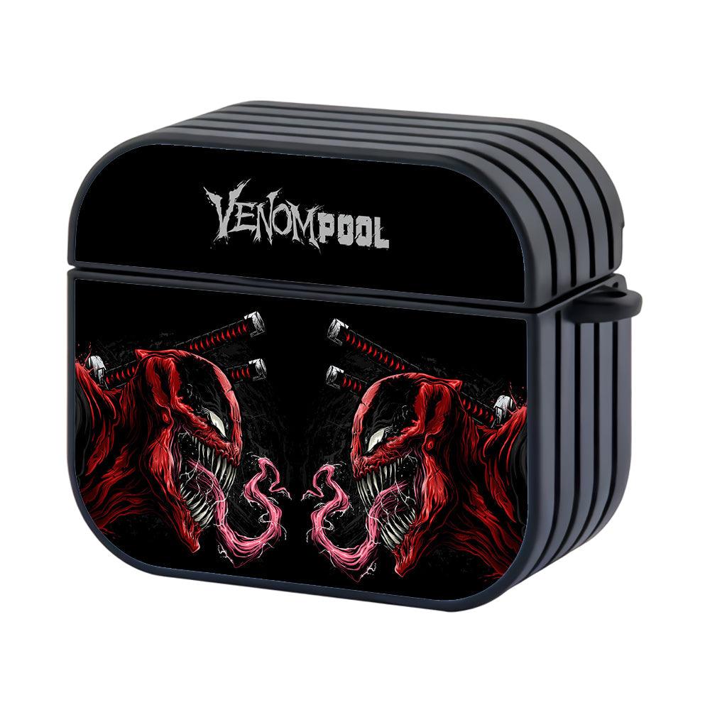 Venompool Venom Ft Deadpool Apple Airpods 4 Case Black
