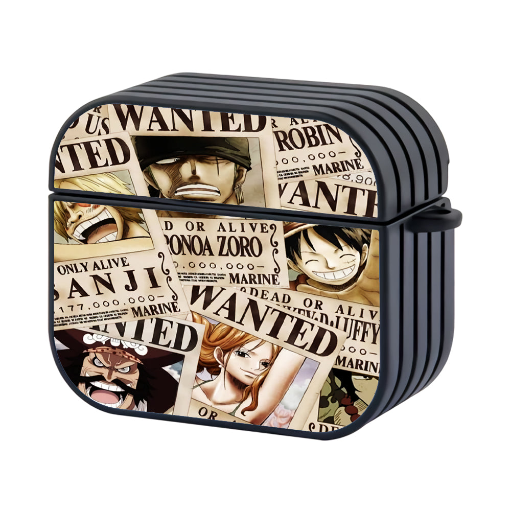 Wanted Poster One Piece Apple Airpods 4 Case