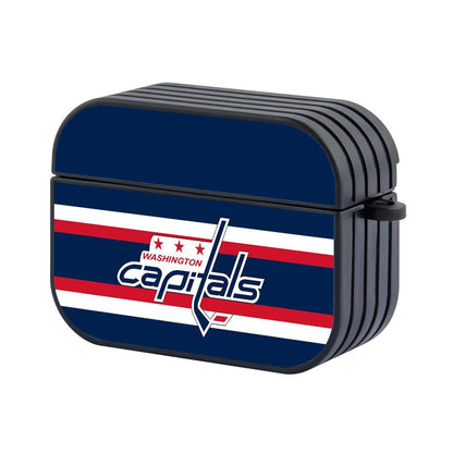 Washington Capitals Hockey Logo Apple Airpods Pro 3 Case Black