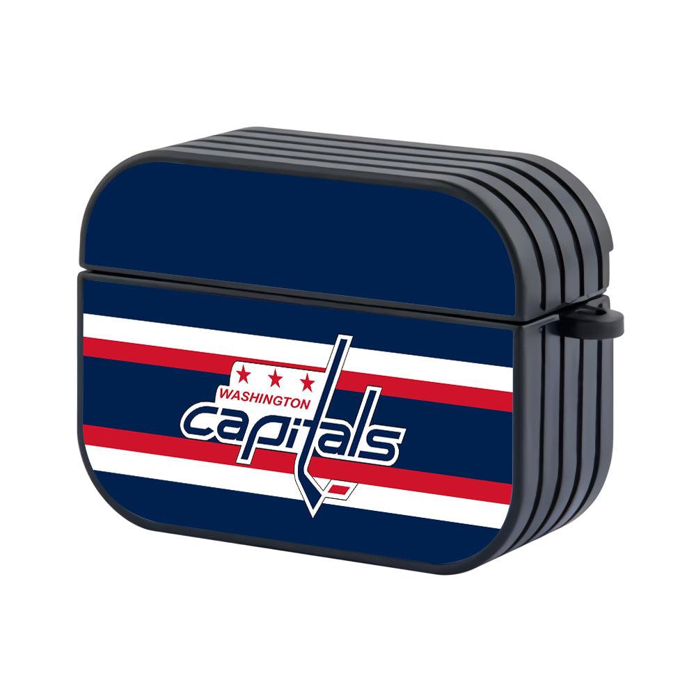 Washington Capitals Hockey Logo Apple Airpods Pro 2 Case Black