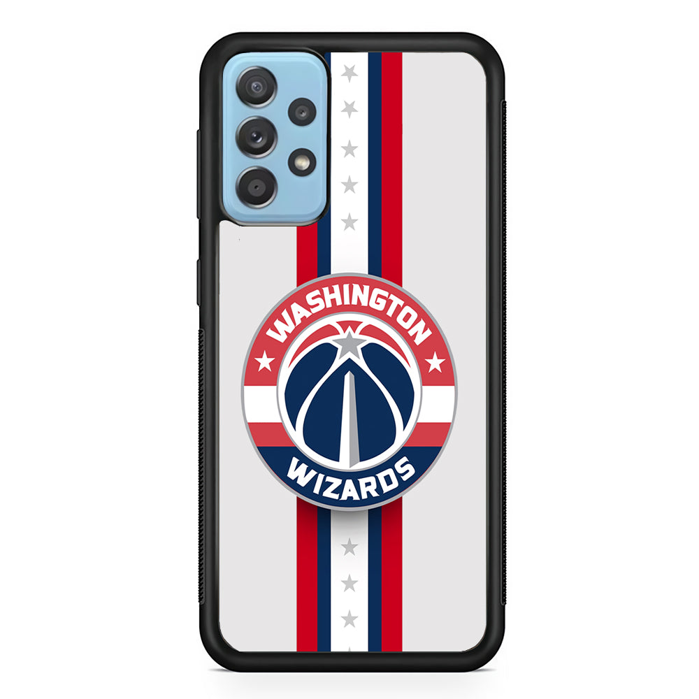 Washington Wizards Stripe Samsung Galaxy A52 Case