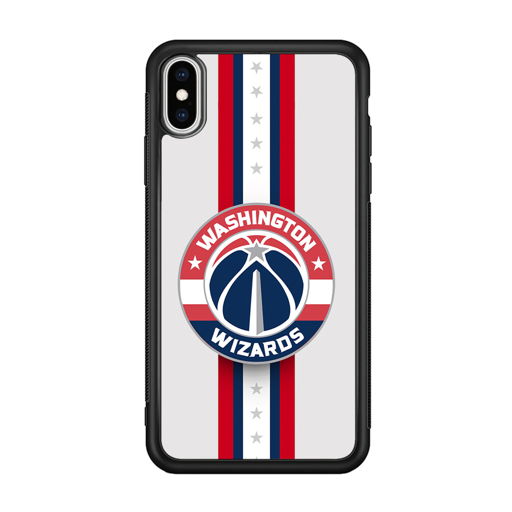 Washington Wizards Stripe iPhone X Case