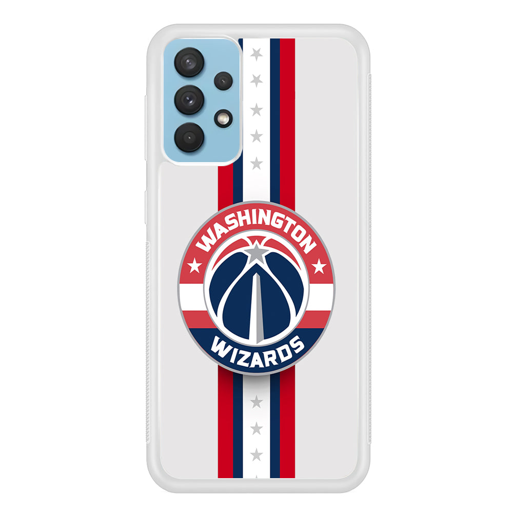 Washington Wizards Stripe Samsung Galaxy A32 Case