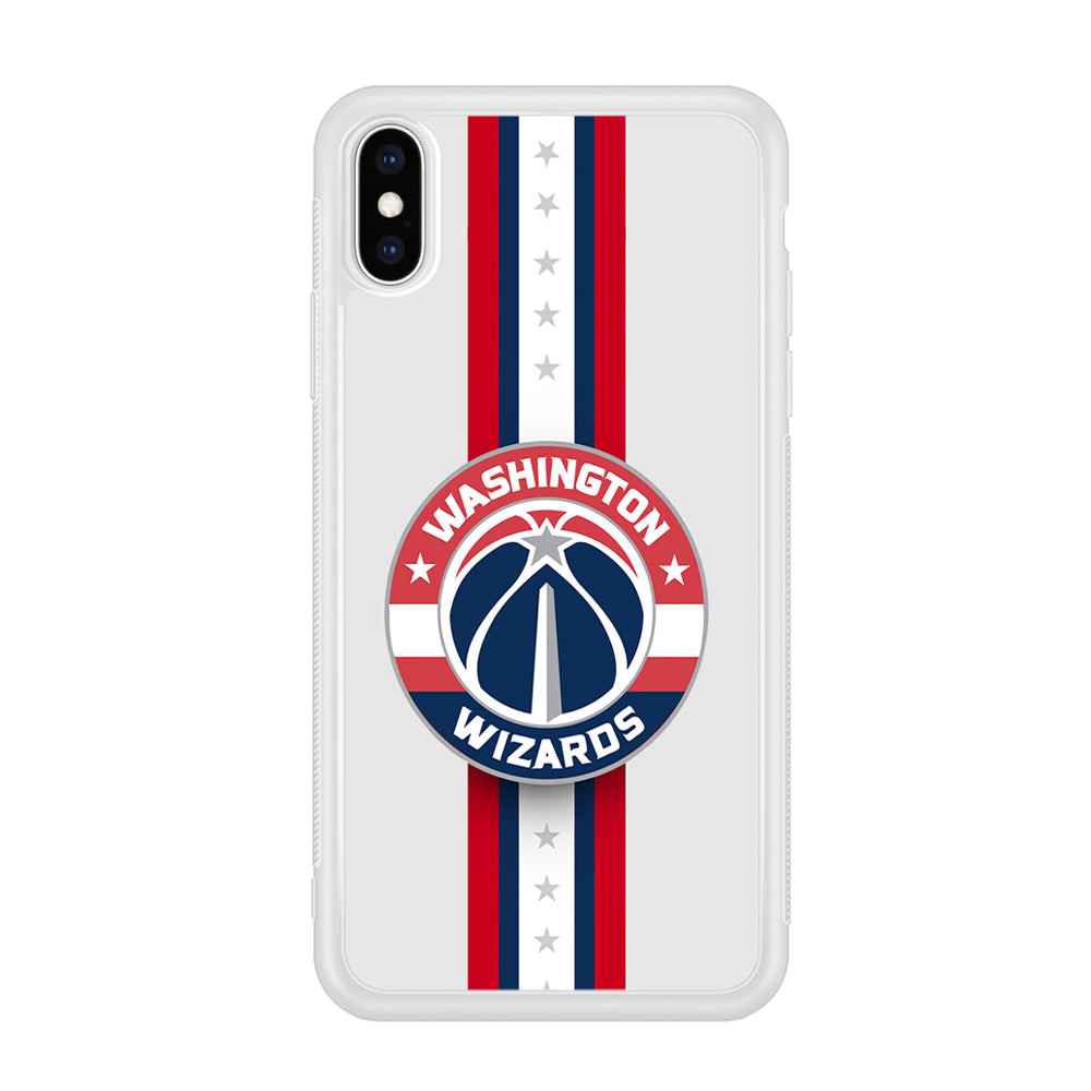Washington Wizards Stripe iPhone X Case