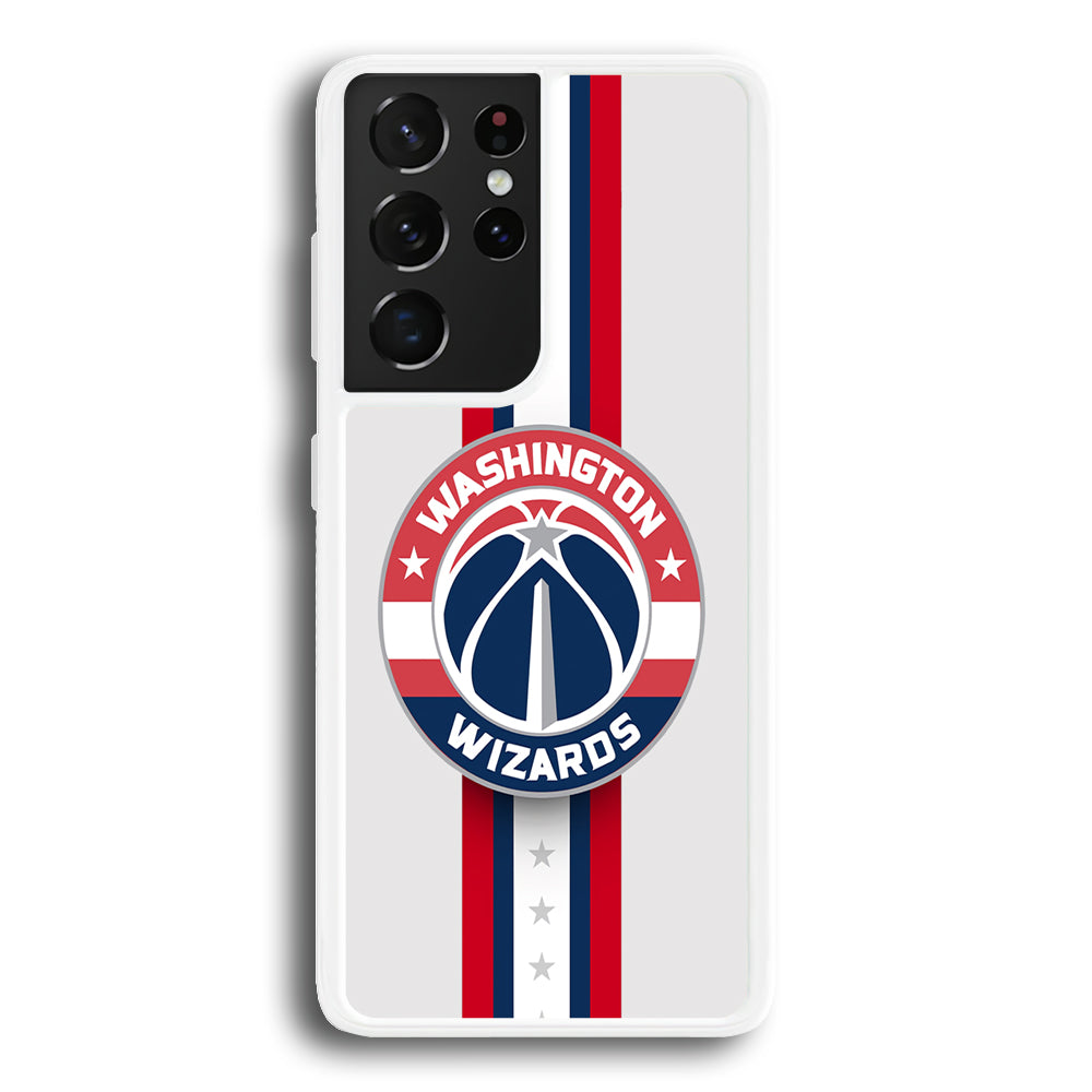 Washington Wizards Stripe Samsung Galaxy S21 Ultra Case