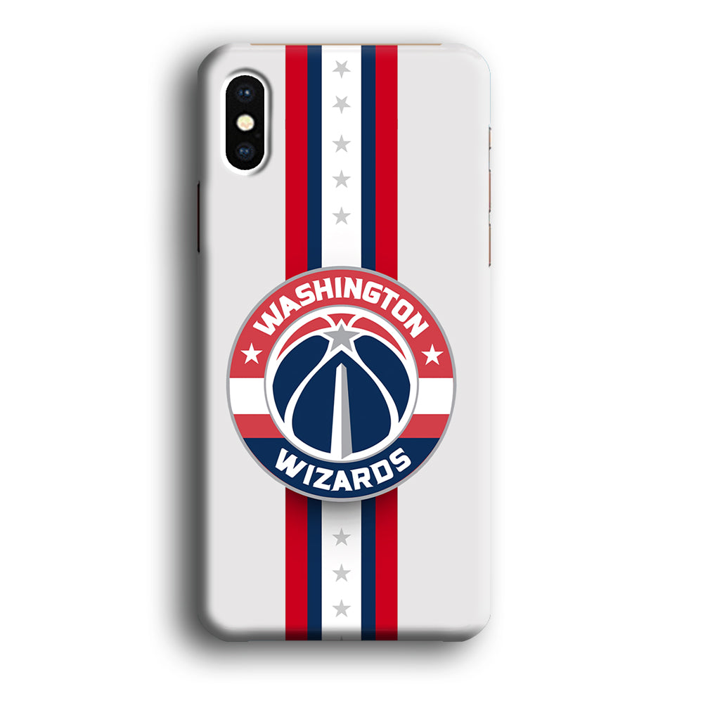 Washington Wizards Stripe iPhone X Case
