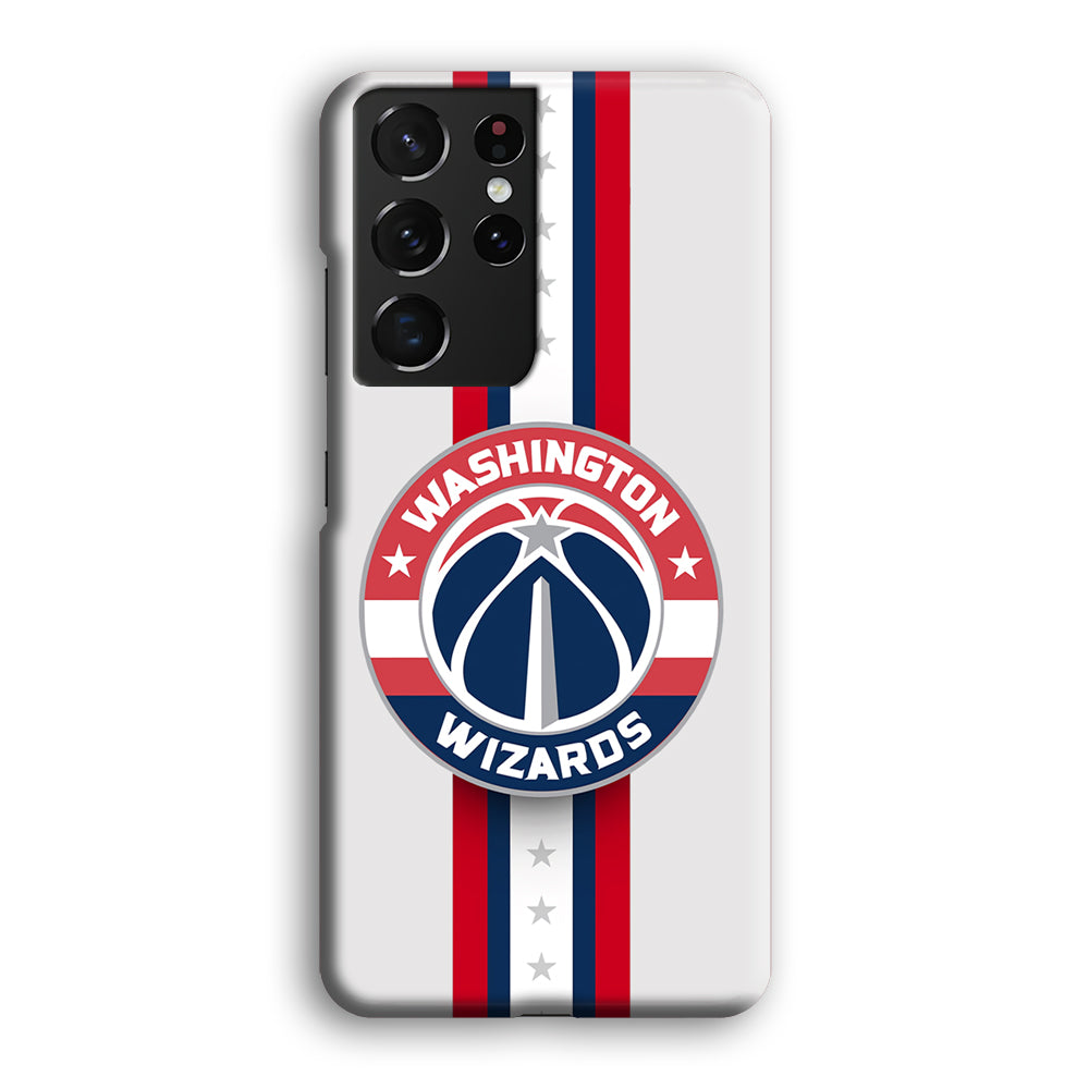 Washington Wizards Stripe Samsung Galaxy S21 Ultra Case