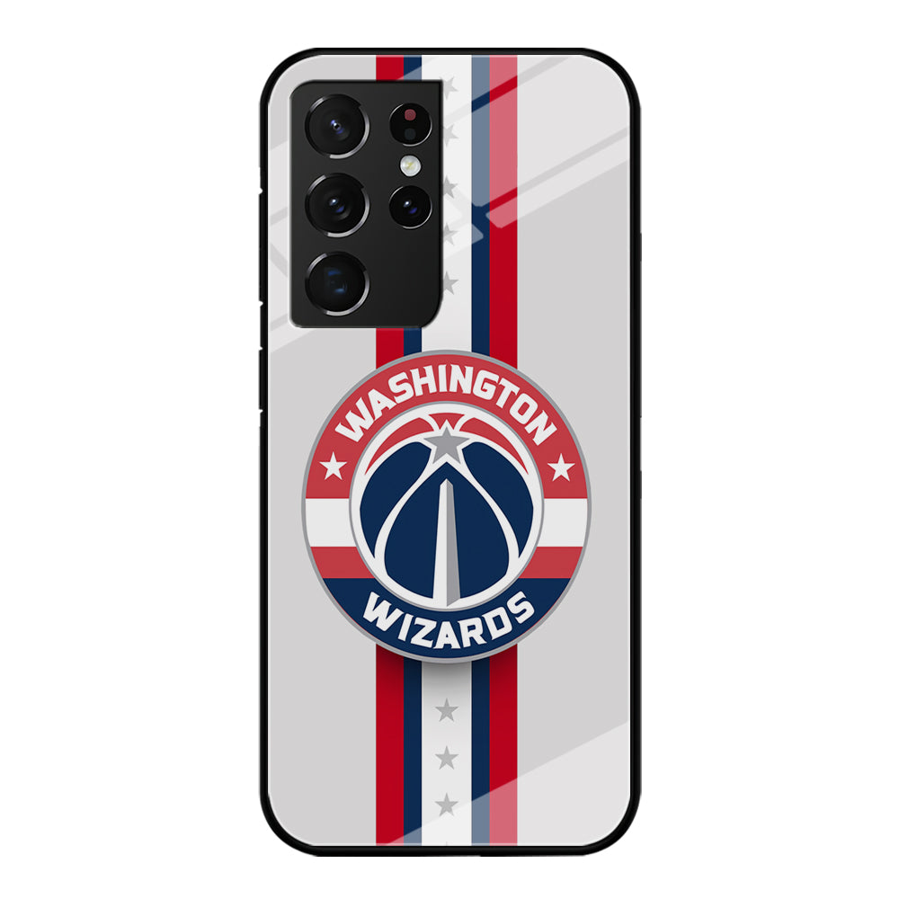 Washington Wizards Stripe Samsung Galaxy S21 Ultra Case