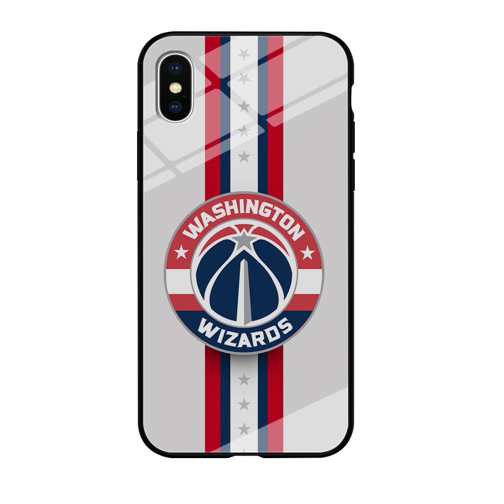 Washington Wizards Stripe iPhone X Case