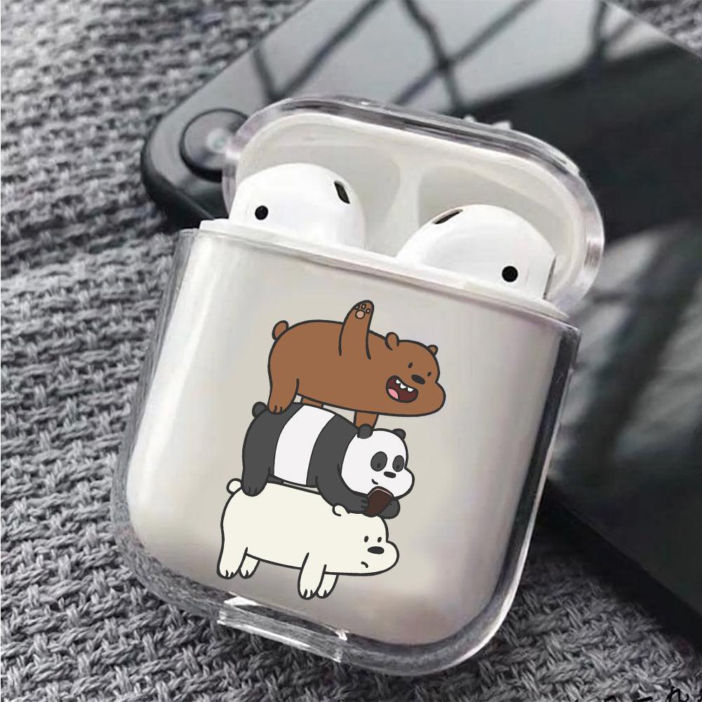 We Bare Bear Apple Airpods Clear Case